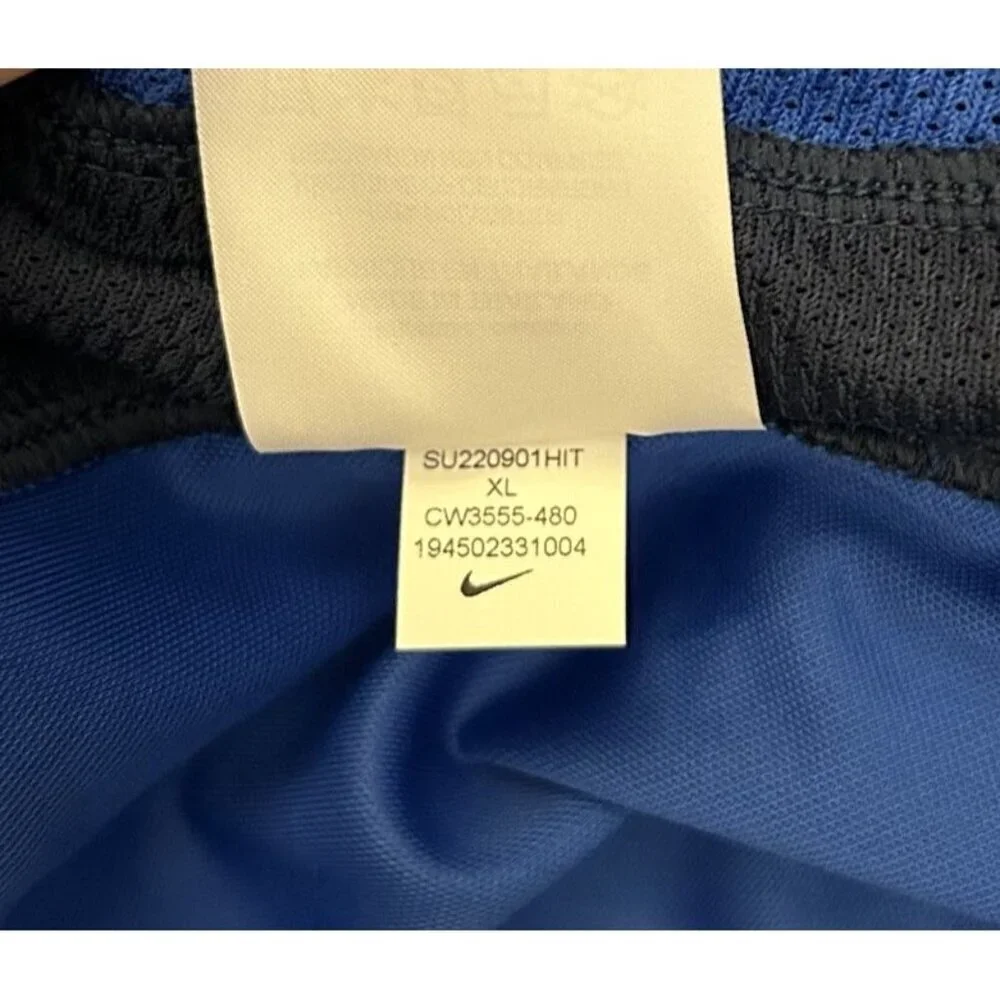 Nike Soccer Jersey Top Short Sleeves Blue Women's Dri-Fit Size XL - NWT$50